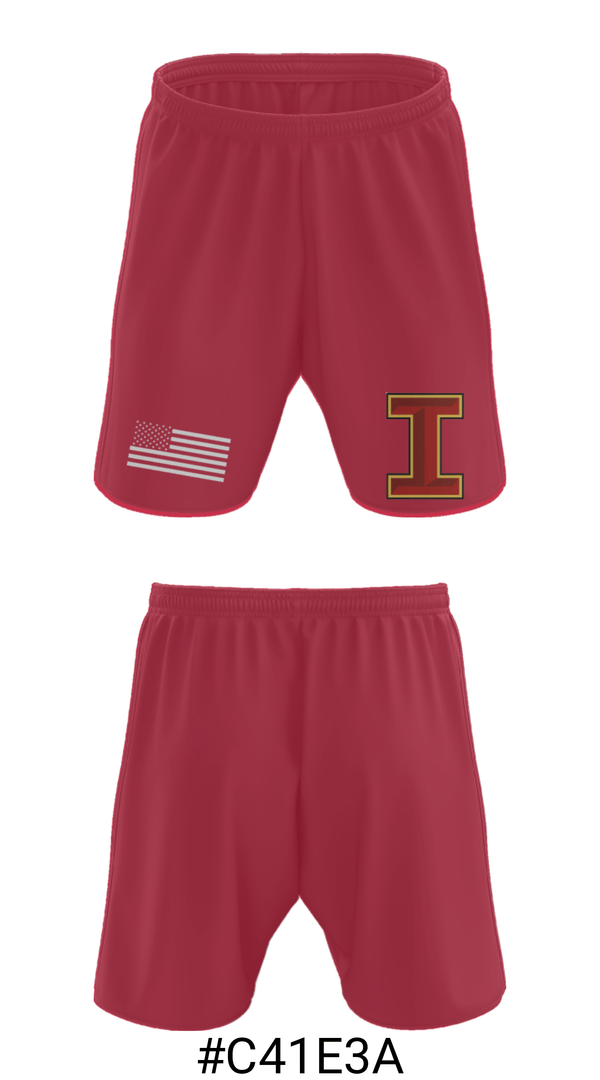 Athletic Shorts With Pockets, Ithaca High School Bowling, Bowling, Teamtime, Team time, sublimation, custom sports apparel, team uniforms, spirit wear, spiritwear, sports uniforms, custom shirts, team store, custom team store, fundraiser sports, apparel fundraiser
