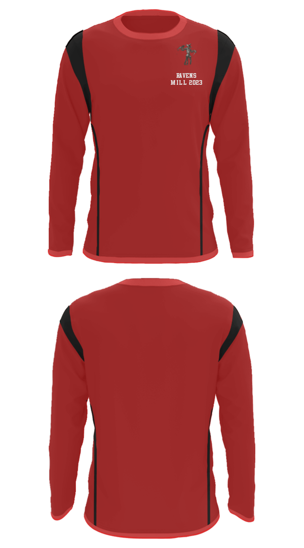 Long Sleeve Performance Shirt, Ravens mill 2023, , Teamtime, Team time, sublimation, custom sports apparel, team uniforms, spirit wear, spiritwear, sports uniforms, custom shirts, team store, custom team store, fundraiser sports, apparel fundraiser