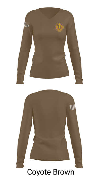 405th Civil Affairs Battalion 83178840 Women's Long Sleeve V-neck Shirt - 15