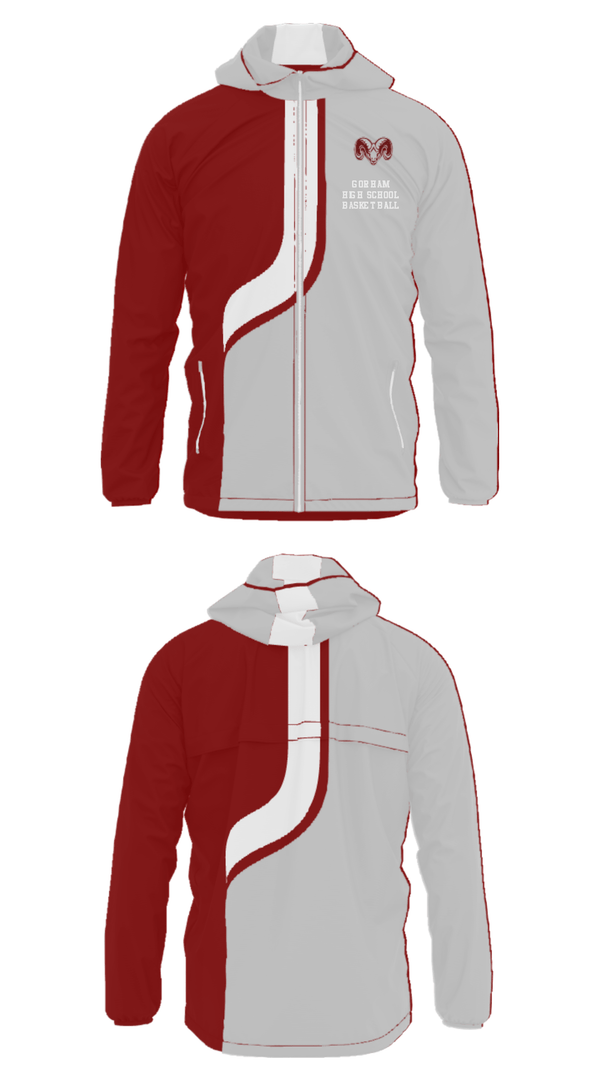 Windbreaker, Gorham High School Basketball, Women's Basketball, Teamtime, Team time, sublimation, custom sports apparel, team uniforms, spirit wear, spiritwear, sports uniforms, custom shirts, team store, custom team store, fundraiser sports, apparel fundraiser