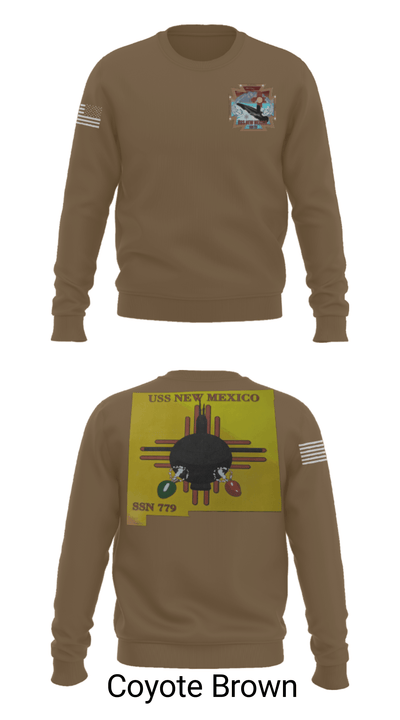 USS New Mexico 56487419 Crew Neck Sweatshirt - 10
