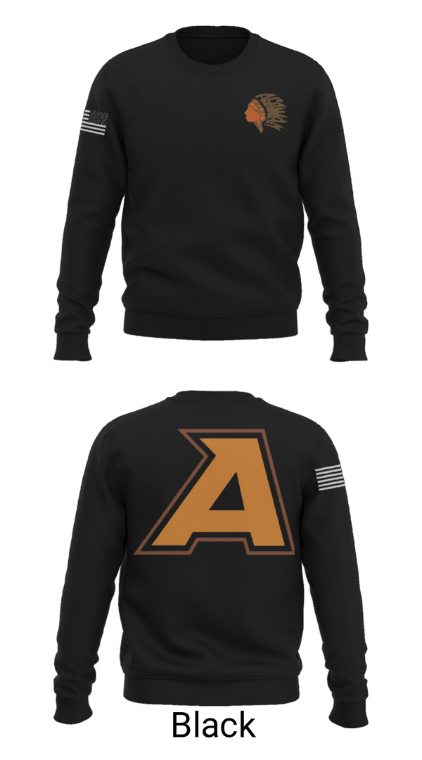 Crew Neck Sweatshirt, Agawam Junior High School, Spirit Store, Teamtime, Team time, sublimation, custom sports apparel, team uniforms, spirit wear, spiritwear, sports uniforms, custom shirts, team store, custom team store, fundraiser sports, apparel fundraiser