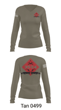 CLB4 18081241 Women's Long Sleeve V-neck Shirt - 39
