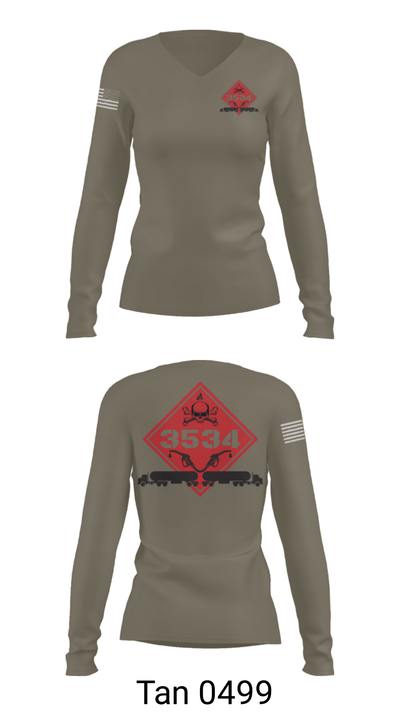 CLB4 18081241 Women's Long Sleeve V-neck Shirt - 39