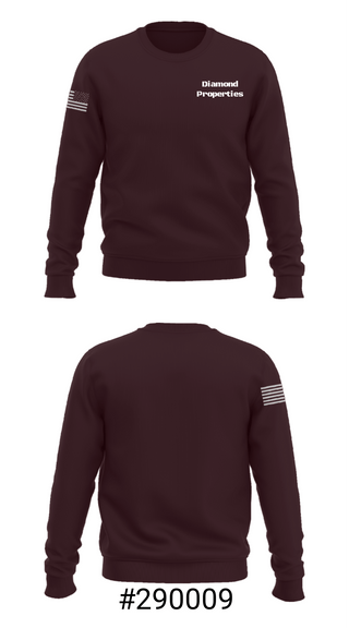 Crew Neck Sweatshirt, Diamond Properties, Men's Basketball, Teamtime, Team time, sublimation, custom sports apparel, team uniforms, spirit wear, spiritwear, sports uniforms, custom shirts, team store, custom team store, fundraiser sports, apparel fundraiser