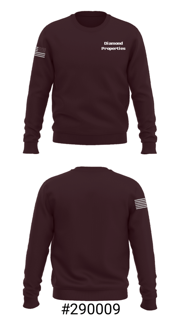 Crew Neck Sweatshirt, Diamond Properties, Men's Basketball, Teamtime, Team time, sublimation, custom sports apparel, team uniforms, spirit wear, spiritwear, sports uniforms, custom shirts, team store, custom team store, fundraiser sports, apparel fundraiser