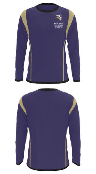 Long Sleeve Performance Shirt, North Kitsap High School Gymnastics, Spirit Store, Teamtime, Team time, sublimation, custom sports apparel, team uniforms, spirit wear, spiritwear, sports uniforms, custom shirts, team store, custom team store, fundraiser sports, apparel fundraiser