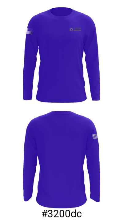 Horizon Science Academy Primary School 4758028 Long Sleeve Performance Shirt - 18