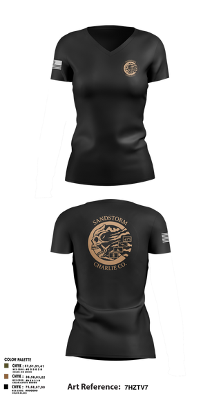 Womens Short Sleeve Vneck Shirt, Charlie Company, , Teamtime, Team time, sublimation, custom sports apparel, team uniforms, spirit wear, spiritwear, sports uniforms, custom shirts, team store, custom team store, fundraiser sports, apparel fundraiser