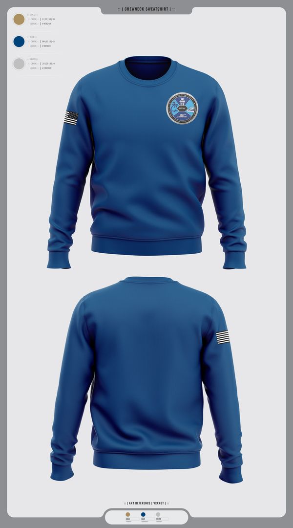 Crew Neck Sweatshirt, Airport Operations Control Center, Fire Department, Teamtime, Team time, sublimation, custom sports apparel, team uniforms, spirit wear, spiritwear, sports uniforms, custom shirts, team store, custom team store, fundraiser sports, apparel fundraiser