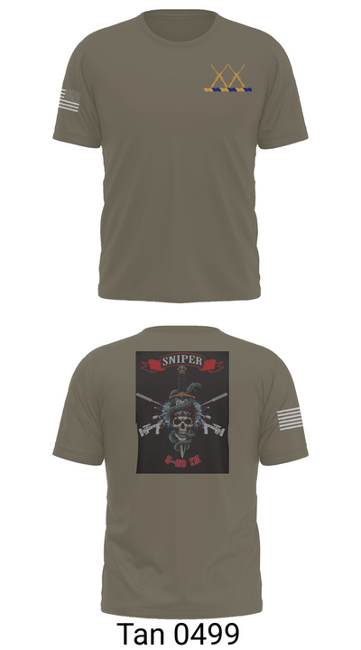 5-20 Infantry, Sniper section 41937492 Old School Cotton Feel Shirt - 70