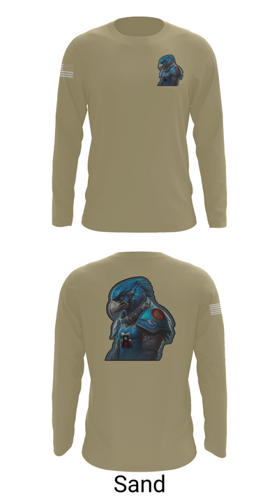 Battlehawks 56996020 Long Sleeve Performance Shirt 86