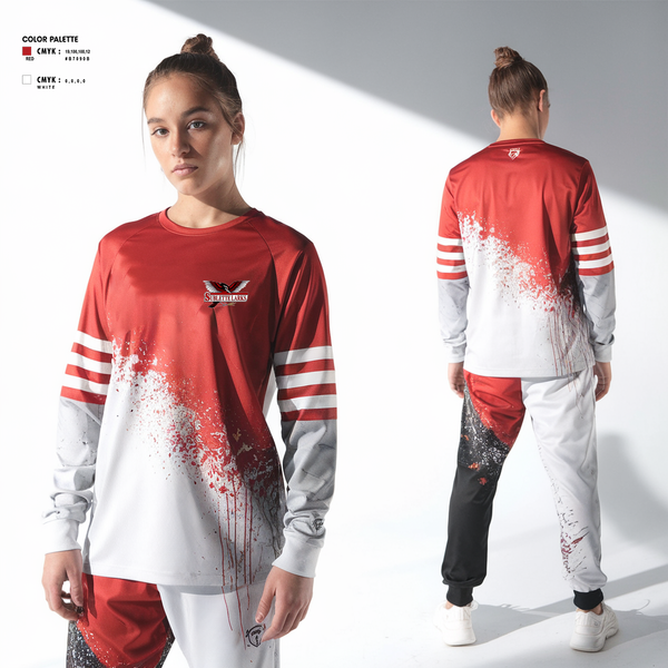 Long Sleeve Performance Shirt, Sublette Middle School Cheer, Cheer, Teamtime, Team time, sublimation, custom sports apparel, team uniforms, spirit wear, spiritwear, sports uniforms, custom shirts, team store, custom team store, fundraiser sports, apparel fundraiser