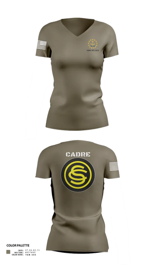 Womens Short Sleeve Vneck Shirt, 1/243 RTI OCS, , Teamtime, Team time, sublimation, custom sports apparel, team uniforms, spirit wear, spiritwear, sports uniforms, custom shirts, team store, custom team store, fundraiser sports, apparel fundraiser