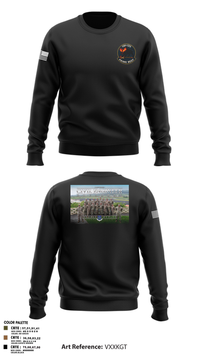 118th CES Crew Neck Sweatshirt - 3