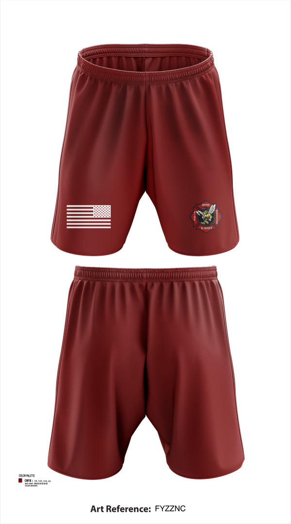 Athletic Shorts With Pockets, B-Shift, Fire Department, Teamtime, Team time, sublimation, custom sports apparel, team uniforms, spirit wear, spiritwear, sports uniforms, custom shirts, team store, custom team store, fundraiser sports, apparel fundraiser