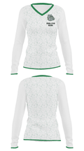Berea High School 77110489 Women's Long Sleeve V-neck Shirt - 33