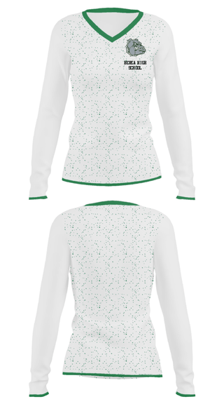 Women's Long Sleeve Vneck Shirt, Berea High School, Spirit Store, Teamtime, Team time, sublimation, custom sports apparel, team uniforms, spirit wear, spiritwear, sports uniforms, custom shirts, team store, custom team store, fundraiser sports, apparel fundraiser