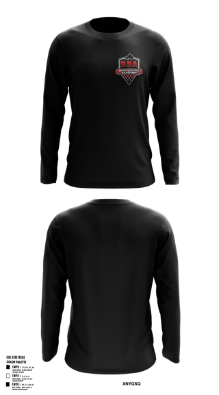 Long Sleeve Performance Shirt, Burton Basketball Academy, Men's Basketball, Teamtime, Team time, sublimation, custom sports apparel, team uniforms, spirit wear, spiritwear, sports uniforms, custom shirts, team store, custom team store, fundraiser sports, apparel fundraiser