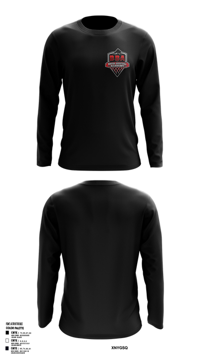 Burton Basketball Academy 23292759 Long Sleeve Performance Shirt - 1
