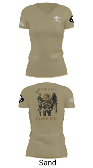 Womens Short Sleeve Vneck Shirt, Charlie Co., , Teamtime, Team time, sublimation, custom sports apparel, team uniforms, spirit wear, spiritwear, sports uniforms, custom shirts, team store, custom team store, fundraiser sports, apparel fundraiser