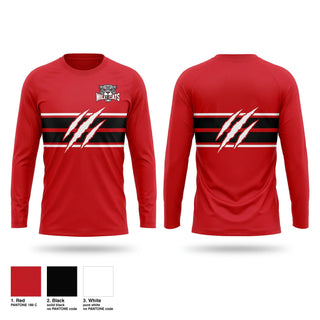 Long Sleeve Performance Shirt, Nitro wildcats, Cheer, Teamtime, Team time, sublimation, custom sports apparel, team uniforms, spirit wear, spiritwear, sports uniforms, custom shirts, team store, custom team store, fundraiser sports, apparel fundraiser