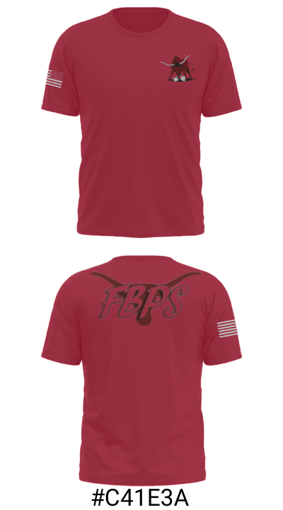 Fort Benton School 2237534 Short Sleeve Performance Shirt - 19