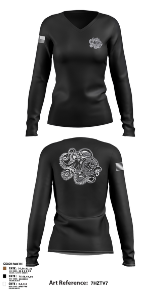 Womens Long Sleeve Vneck Shirt, DIRSUP SURFACE, , Teamtime, Team time, sublimation, custom sports apparel, team uniforms, spirit wear, spiritwear, sports uniforms, custom shirts, team store, custom team store, fundraiser sports, apparel fundraiser