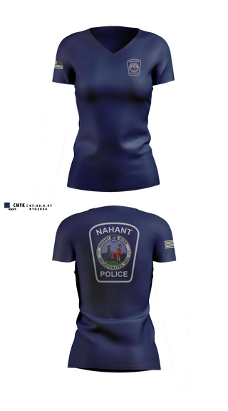 Womens Short Sleeve Vneck Shirt, Nahant Marine Unit, Police, Teamtime, Team time, sublimation, custom sports apparel, team uniforms, spirit wear, spiritwear, sports uniforms, custom shirts, team store, custom team store, fundraiser sports, apparel fundraiser