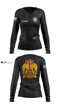 373rd CSSB 57821300 Women's Long Sleeve V-neck Shirt - 3
