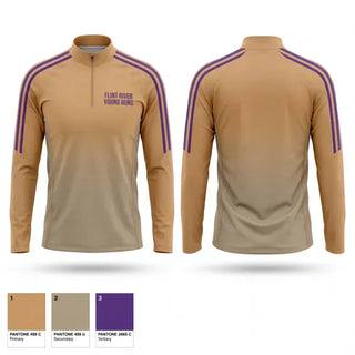 Quarter Zip Jacket, Flint River Young Guns, Baseball, Teamtime, Team time, sublimation, custom sports apparel, team uniforms, spirit wear, spiritwear, sports uniforms, custom shirts, team store, custom team store, fundraiser sports, apparel fundraiser