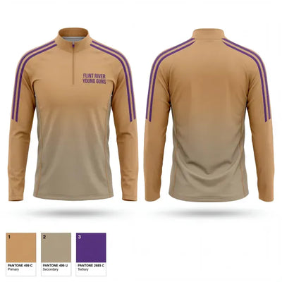 Flint River Young Guns 66786633 Quarter Zip Jacket - 1