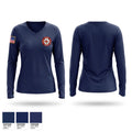 Test one Women's Long Sleeve V-neck Shirt - 1