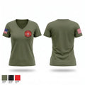 Scandia valley fire department 10637085 Women's Short Sleeve V-neck Shirt - 1