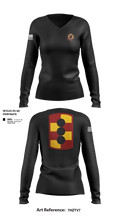 434th FA BDE H2F 66050824 Women's Long Sleeve V-neck Shirt - 100