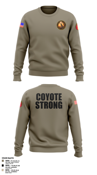 Crew Neck Sweatshirt, FHL Garrison 2, , Teamtime, Team time, sublimation, custom sports apparel, team uniforms, spirit wear, spiritwear, sports uniforms, custom shirts, team store, custom team store, fundraiser sports, apparel fundraiser