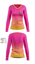 Biloxi Women's Long Sleeve V-neck Shirt - 2