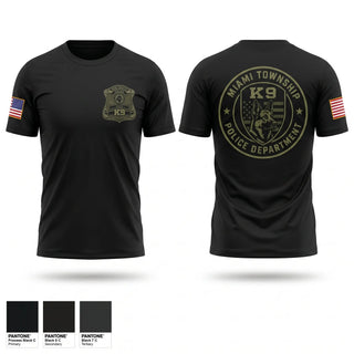 Short Sleeve Performance Shirt, Miami Township Police K9, Police, Teamtime, Team time, sublimation, custom sports apparel, team uniforms, spirit wear, spiritwear, sports uniforms, custom shirts, team store, custom team store, fundraiser sports, apparel fundraiser