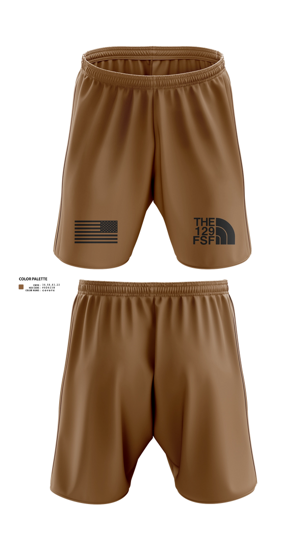 Athletic Shorts With Pockets, 129 FSS, Air Force, Teamtime, Team time, sublimation, custom sports apparel, team uniforms, spirit wear, spiritwear, sports uniforms, custom shirts, team store, custom team store, fundraiser sports, apparel fundraiser