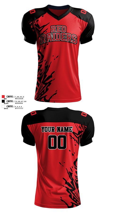 Football Jersey, BigRed Store, , Teamtime, Team time, sublimation, custom sports apparel, team uniforms, spirit wear, spiritwear, sports uniforms, custom shirts, team store, custom team store, fundraiser sports, apparel fundraiser