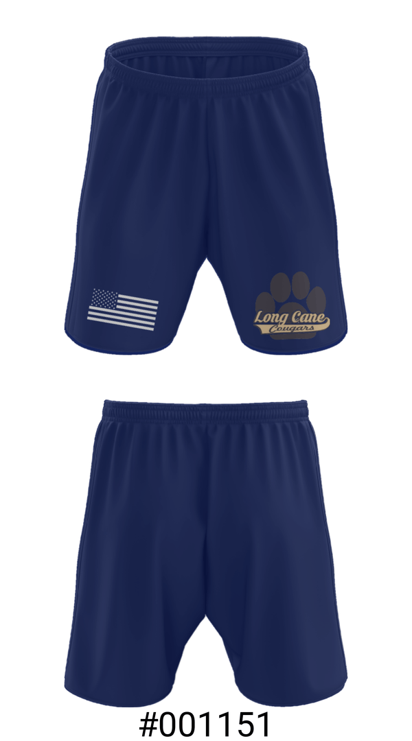 Athletic Shorts With Pockets, Long Cane Middle School, Spirit Store, Teamtime, Team time, sublimation, custom sports apparel, team uniforms, spirit wear, spiritwear, sports uniforms, custom shirts, team store, custom team store, fundraiser sports, apparel fundraiser