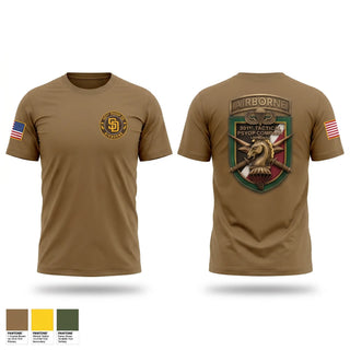 Old School Cotton Feel Shirt, 301st Tactical Psychological Operations Company (Airborne), Golf, Teamtime, Team time, sublimation, custom sports apparel, team uniforms, spirit wear, spiritwear, sports uniforms, custom shirts, team store, custom team store, fundraiser sports, apparel fundraiser