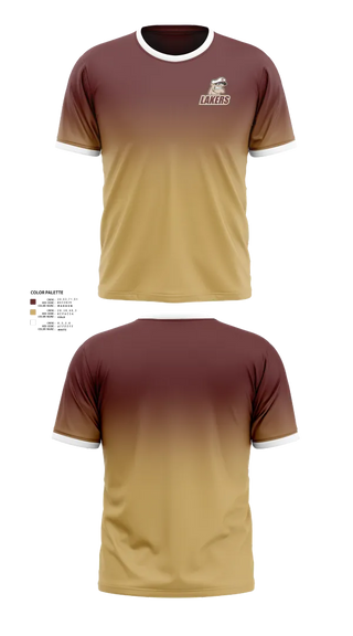 Short Sleeve Performance Shirt, Pymatuning Valley Lakers, Spirit Store, Teamtime, Team time, sublimation, custom sports apparel, team uniforms, spirit wear, spiritwear, sports uniforms, custom shirts, team store, custom team store, fundraiser sports, apparel fundraiser