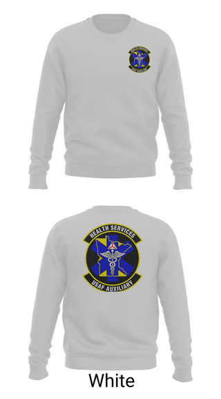 Crew Neck Sweatshirt, Civil Air Patrol Minnesota Wing Health Service, Air Force, Teamtime, Team time, sublimation, custom sports apparel, team uniforms, spirit wear, spiritwear, sports uniforms, custom shirts, team store, custom team store, fundraiser sports, apparel fundraiser