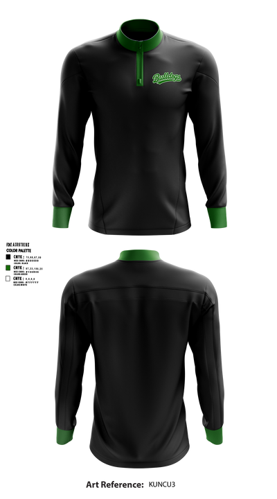Franklin county youth cheer 17650849 Quarter Zip Jacket - 10