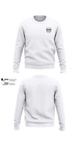 Crew Neck Sweatshirt, , Police, Teamtime, Team time, sublimation, custom sports apparel, team uniforms, spirit wear, spiritwear, sports uniforms, custom shirts, team store, custom team store, fundraiser sports, apparel fundraiser