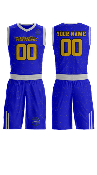 Womens Reversible Basketball Jersey, Ocean Springs Middle School Basketball, Women's Basketball, Teamtime, Team time, sublimation, custom sports apparel, team uniforms, spirit wear, spiritwear, sports uniforms, custom shirts, team store, custom team store, fundraiser sports, apparel fundraiser