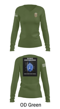 Rowe Enforcers 68406360 Women's Long Sleeve V-neck Shirt - 31