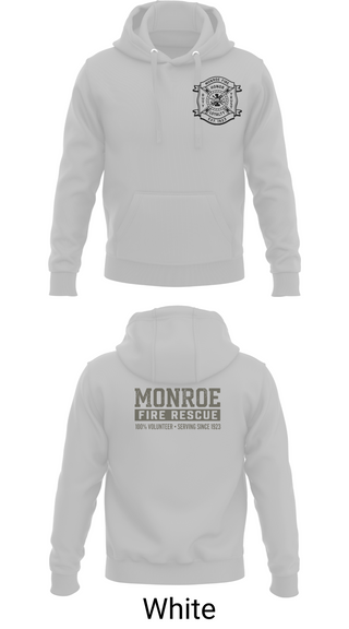 Hoodie, Monroe Fire Rescue, Fire Department, Teamtime, Team time, sublimation, custom sports apparel, team uniforms, spirit wear, spiritwear, sports uniforms, custom shirts, team store, custom team store, fundraiser sports, apparel fundraiser