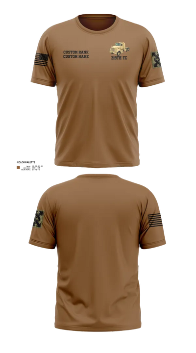 319th TC 85410339 Short Sleeve Performance Shirt - 10